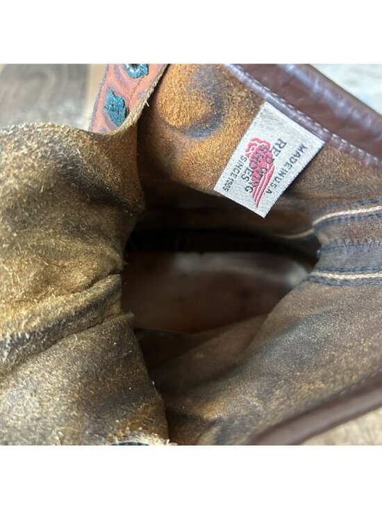 Red Wing Vintage Soft Toe Leather Lace Up Work Boots Mens 11 D